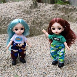 Poupées 16 cm poupées de style mignon et élégante 13 poupées décoratives avec des articulations mobiles adaptées à la princesse BJD 1/12 Girl Gift Toys S2452201 S2452201 S2452201