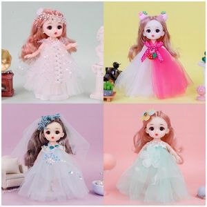 Poupées 16 cm princesse Bjd poupée articulation sphérique comprennent des vêtements et des jouets cadeaux pour les filles 230803