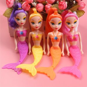Muñecas 16 cm impermeable sirena muñeca niñas juguete clásico niños juguetes baño piscina cumpleaños regalos 230629