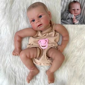 Dolls 18 inch geschilderde gerecyclede poppenonderdelen Elia Levense Baby 3D -geschilderde huid inclusief zichtbare aderdoeklichaam S2452202 S2452203