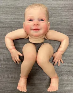 Poupées 18 pouces déjà peintes bébé sébastian kit de poupée renommée non née avec cheveux de coiffure 3D Veines de peau kits de poupée Toys for Children