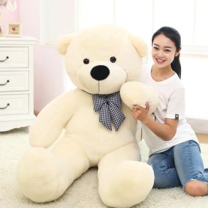 Poupées 1pc 80/100 cm mignon en peluche en peluche jouet en peluche en peluche bouchette animale moelleuse pour les enfants