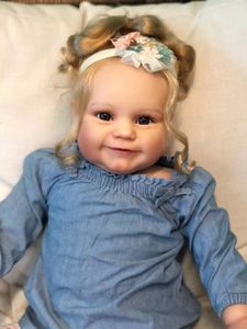 Poupées 20 24 Pouces Reborn Soft Vinyl Lovely Smile Maddie Girl With Love Muecas 230508