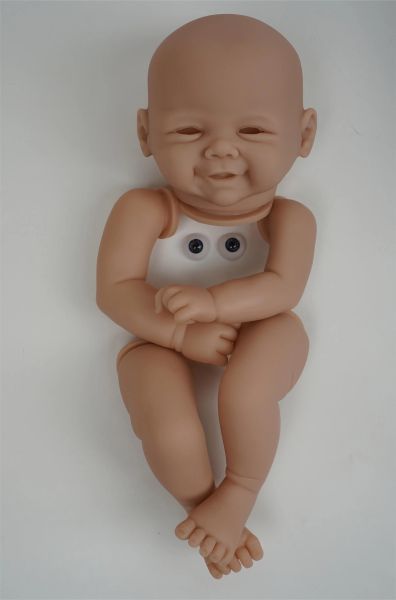 Muñecas de 20 pulgadas bricolaje en blanco renacido renovadoras de muñecas sonreír Vivienne piezas de muñecas sin terminar bebés kit de vinilo inacabado