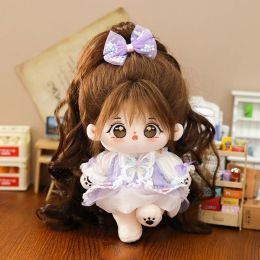 Poupées 20 cm mignon anime peluche étoiles poupées kawaii personnalisation en peluche toys idol cotton chiot girls baby doll toys collection cadeau