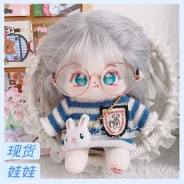 Poppen 20 cm idool pop anime pluche ster schattig knuffelgebouw figuur speelgoed katoen baby plueshies fans collectie cadeau 23082222