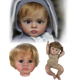 Poppen 22 Inch Tutti Reborn Doll Kits Geschilderd Onvoltooide Blank Vinyl Onderdelen Kit Sin Pintar 230830