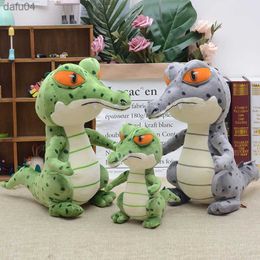 Poppen 23 cm-30cm kaii krokodil plush speelgoed zachte cartoon knuffel dieren poppen speelgoed voor kinderen baby verjaardagscadeaus gratis verzending l230522