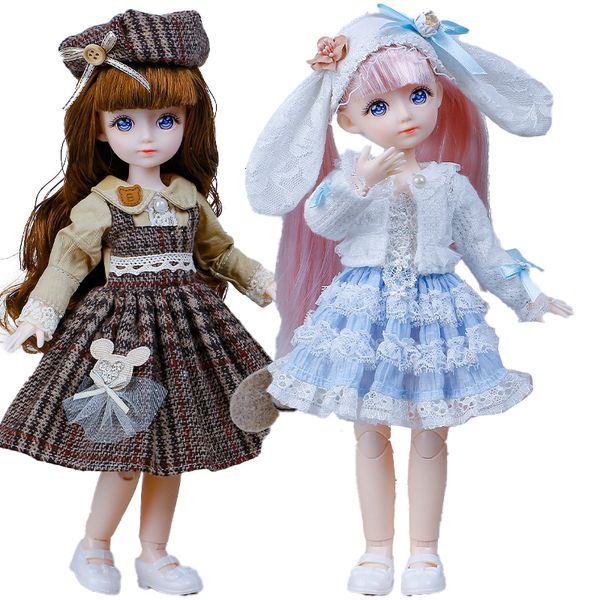 Poupées 30cm 16 Bjd ou Dress Up Vêtements Accessoires Princesse Enfants Enfants Fille Cadeau D'anniversaire Jouets 230424