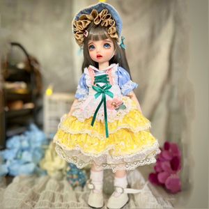 Poppen 30 cm BJD Doll Fashion Toy Birthday cadeau 3d ogen mooie kleding en 230822