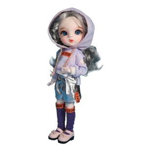 Poppen 30 cm DREAM FAIRY pop 16 BJD naam van Lucky Angel mechanisch gewricht Lichaam met make-up Inclusief hoofdhuid ogen kleding meisjes SD Gift 231204