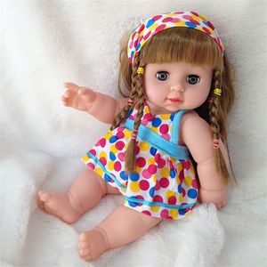Dolls 30 cm Fashion Doll Soft Vinyl Reborn Baby Playmate Kids Toys doen alsof Kerstverjaardagsgeschenk pography Props 230814