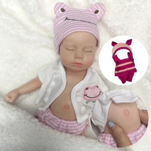 Poupées 33 cm peintes en Silicone solide LouLou Bebe Reborn fille et garçon réaliste Muecas Corpo De 231212