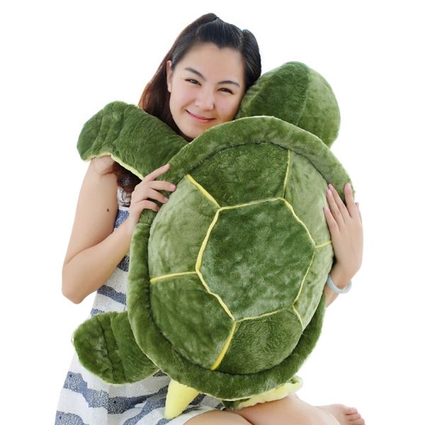 Poupées 35/45/55 cm en peluche tortue jouet mignon tortue coussin en peluche coussin pour les filles cadeau de la journée de vanlentine