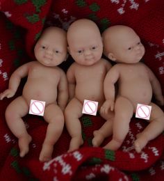 Poupées 4.5 "13 cm micro preemie Full Full Body Silicone Bady Girl" Lvy '' Doll Lifekeke Mini Reborn Doll Surprise Children Antistress