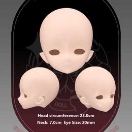 Poppen 45 cm miko poppen body+kop 1/4 bjd zachte pvc witte/bruine huid imomo meisje diy dressing speelgoed zonder make -up S2452201 S2452201 S2452201