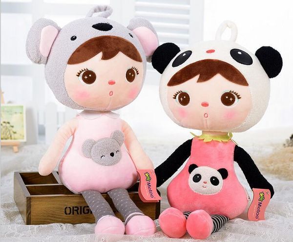 Poupées 49cm Poupée En Peluche Doux Mignon Belle Peluche Enfants Jouets pour Filles Anniversaire Cadeau De Noël Jolie Fille Keppel Bébé Poupée Panda 230721