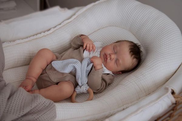 Poupées 50 cm corps en tissu LouLou Bebe Reborn fille et garçon avec veines visibles peintes à la main réaliste bébé poupée