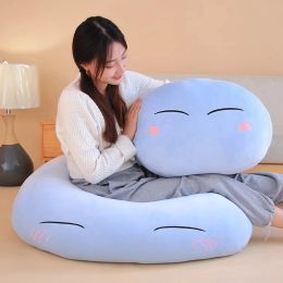 Poupées 55 cm anime en peluche cette fois-ci, je me suis réincarné sous forme de slimes rimuru tempest cosplay oreiller en peluche poupée coussin