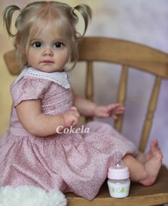 Poupées 60CM Reborn Doll Premium peint à la main greffe de cheveux Simulation bébé jouets pour filles Kit 231016