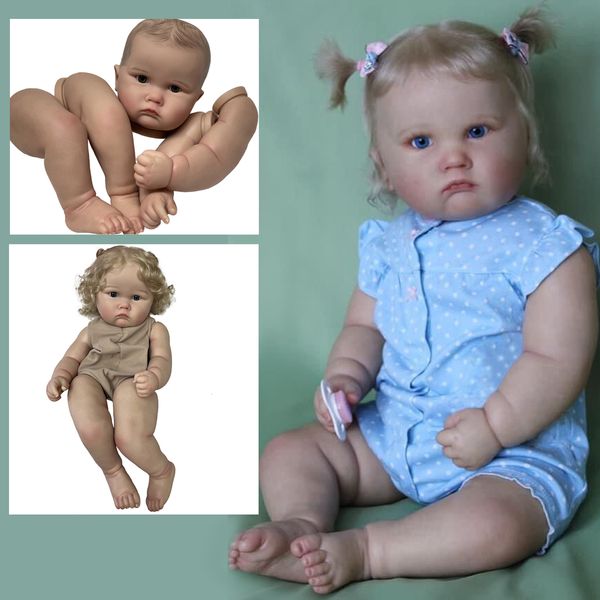 Poupées 65 cm peintes Reborn Kits de poupées Charlotte fait à la main réaliste vinyle jouet pièces non assemblées accessoires P 230728