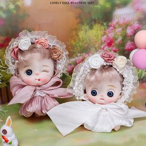 Poupées Adollya 10 cm 1 12 BJD avec des vêtements mignon visage 7 articulations mobiles maquillage yeux cheveux jouets pour filles bricolage poupée 230630