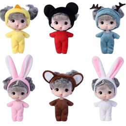 Poppen Adollya 10 cm OB11 BJD Sleepig Kleding Baby 3D Eye Doll Make-Up Body Leuke 112 Speelgoed voor Kinderen meisjes Geschenken Kids 230607