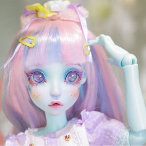 Dolls Almond BJD Doll 1 4 Shuga Fairy Resin 38 5 cm Artist Hand Made Face Up Mint Skin Color Fullset 230520