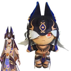 Dolls Anime Cyno Plush Toy Genshin Impact Game Plushie Doll Soft Stuls Pillow Catoon Character Figurine Cosplay Kids Fans Cadeau 20 cm G240529