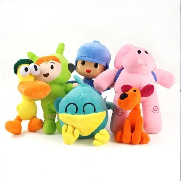 Poupées anime en peluche poupe kawaii petit p youyou peluche barto canard chiot lula ellie elephant peluche toys décoration room toys