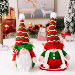 Poppen Bell Elf Doll Ornament Kerstman Gezichtsloze Kerstversiering voor heren en dames 231204