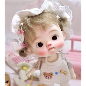 Poppen Bjd babypop 6 punt grote kop knikken meisje vis Qbaby schattige engel lichaam bb gezamenlijke poppen bjd volledige set 230719