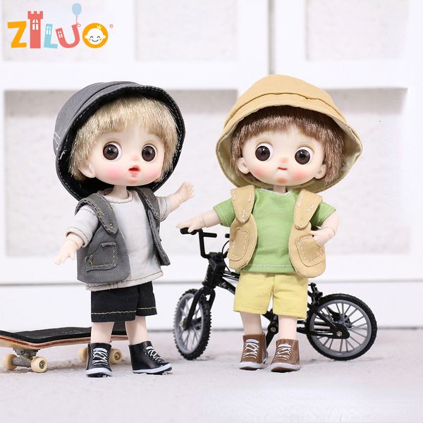 Poupées BJD Cool beaux garçons Bjd vêtements habiller Multijoint poupée mignonne OB11 pour filles enfants jouets anniversaire cadeaux de noël 230822