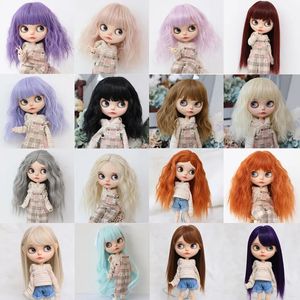 Poupées BJD poupée perruque adapté pour QBABY AMYDOLL taille poupée accessoires Tress cheveux température soie cheveux instantané nouilles rouleau 230928