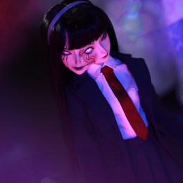 Muñecas BJD Dos caras 14 Mio Conjunto completo Doble emoción Conjoined Horror Anime Maquillaje profesional ShugaFairy Minifee Human Ghost 221024