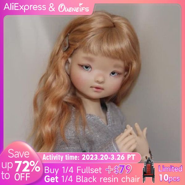 Poupées Cham Byol BJD Doll 1 4 avec Roze Body Anime Girl Jouets Artisanat Asie Adorable Chubby Faceup Gift Artist Collection 230417