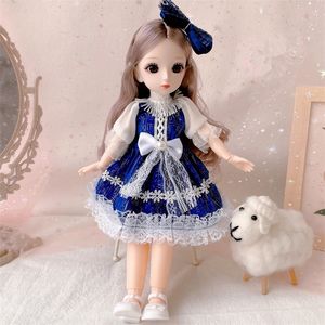 Poupées mignonnes de 12 pouces, 30cm, articulations mobiles, poupée BJD, doux, grands yeux, cheveux doux, modèle princesse, jouets cadeaux pour filles, 220826