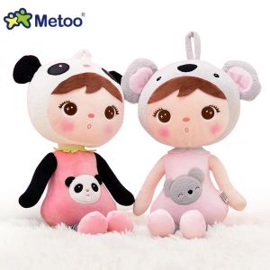 Poppen schattig metoo merk jibao poppen cartoon gevulde zachte dieren koala panda angela plush speelgoed voor kinderen kinderen kerst verjaardagscadeau