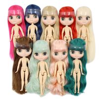 Poupées dbs blyth middie poupée 18 jouet anime articulatif articulations cheveux courts cheveux raides offre une poupée nude 20cm filles cadeau 230421