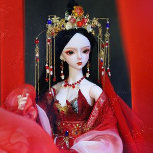 Poppen DBS pop 13 BJD Dream Fairy Name door Red mechanisch gewricht Lichaam met make-up 62cm hoogte meisjes SD 230904
