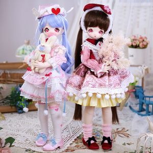 Poupées DBS Poupée 14 BJD Rêve Fée Match Fille Résine Anime Figure Carton Lala Ruru Oeuf ACGN SD Collection Jouet 230427