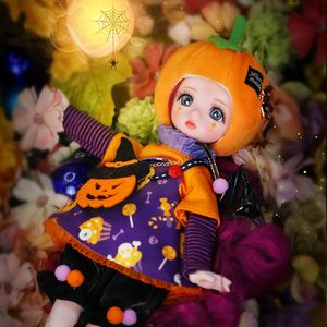 Muñecas DBS Dream Fairy Doll 16 BJD Pumpkin Kid Halloween Anime Mecánico Cuerpo Mecánico 30cm Regalo de chicas de Navidad 230815