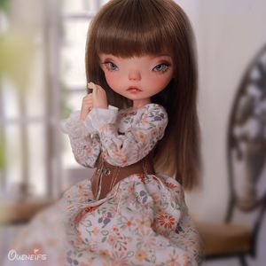 Poupées Conception BJD Poupée 16 Nana Mignon Ferme Style Jupe Grosse Tête Jeune Fille Résine Jouets Mobile Joint Make Up 230629