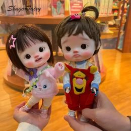 Dolls diandi dianmei Happy Smile Grievance Expression Hoofd BJD 1/6 Fat Dian Body Hoge kwaliteit Doll Surprise Gifts