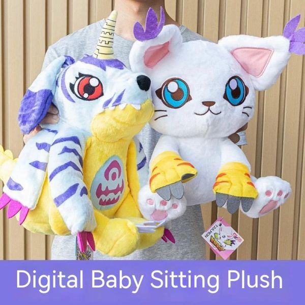 Poupées Digimon Adventure Action Figure en peluche jouet patamon tailmon dessin animé en peluche Asté