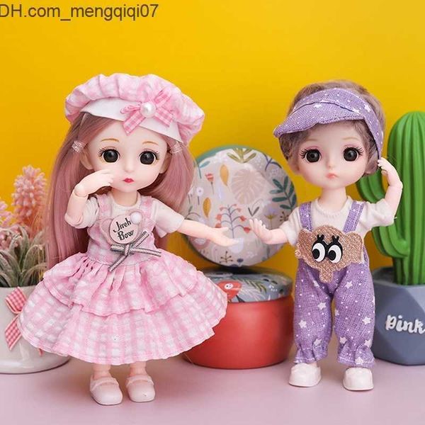 Muñecas Muñecas 16 cm Princesa BJD 112 Muñeca con ropa y zapatos Móviles 13 Articulaciones Cara dulce linda Chica Regalo Juguetes para niños 1 PC 230427 Z230701