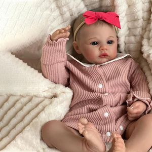 Poupées poupées 19 dans la vie réelle bébé poupées 3D Skin réalisée Reborn bébé poupées visibles Veines réalistes Reborn Dolls pour collection 230426