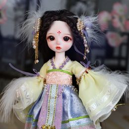 Dolls Dream Fairy 16 BJD Doll Mango personalizado 28 cm Bola Unida que incluye ropa de cabeza exquisita y zapatos Regalo de niñas 230815