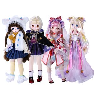 Dolls Dream Fairy 2e generatie van de 1 4 BJD Face Head 16 inch Ball Jointed Body Full Set Style MSD Diy Toy Gift for Girls 230520