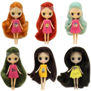 Dolls Factory Mini Blyth Nude Doll 10cm 10 styles et couleurs différents robe aléatoire